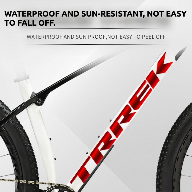TREK Procaliber 9 Frame Downtube Logo Cover Decal Sticker | Waterproof MTB Frame Custom Sticker
