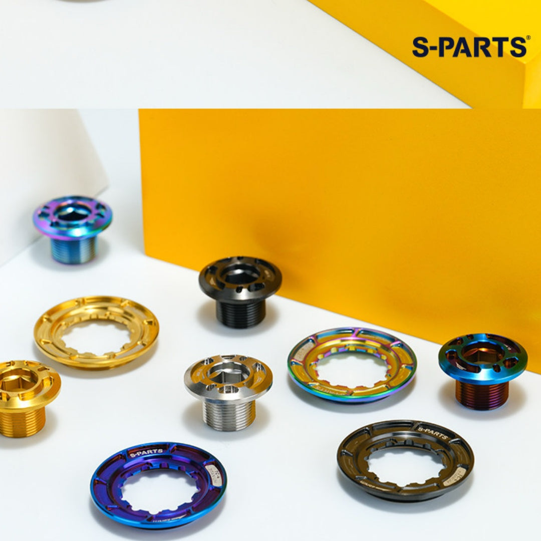 S-PARTS Titanium Crank Bolt Kit for CYBREI GP3 Lightweight Upgrade