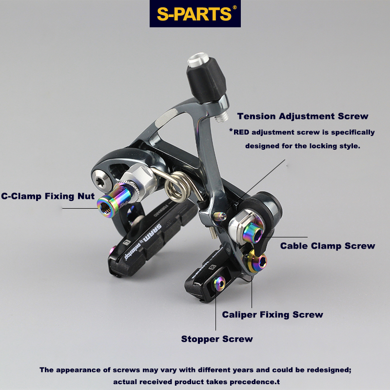 Tornillos de abrazadera en C de aleación de titanio SPARTS: compatibles con la serie SRAM