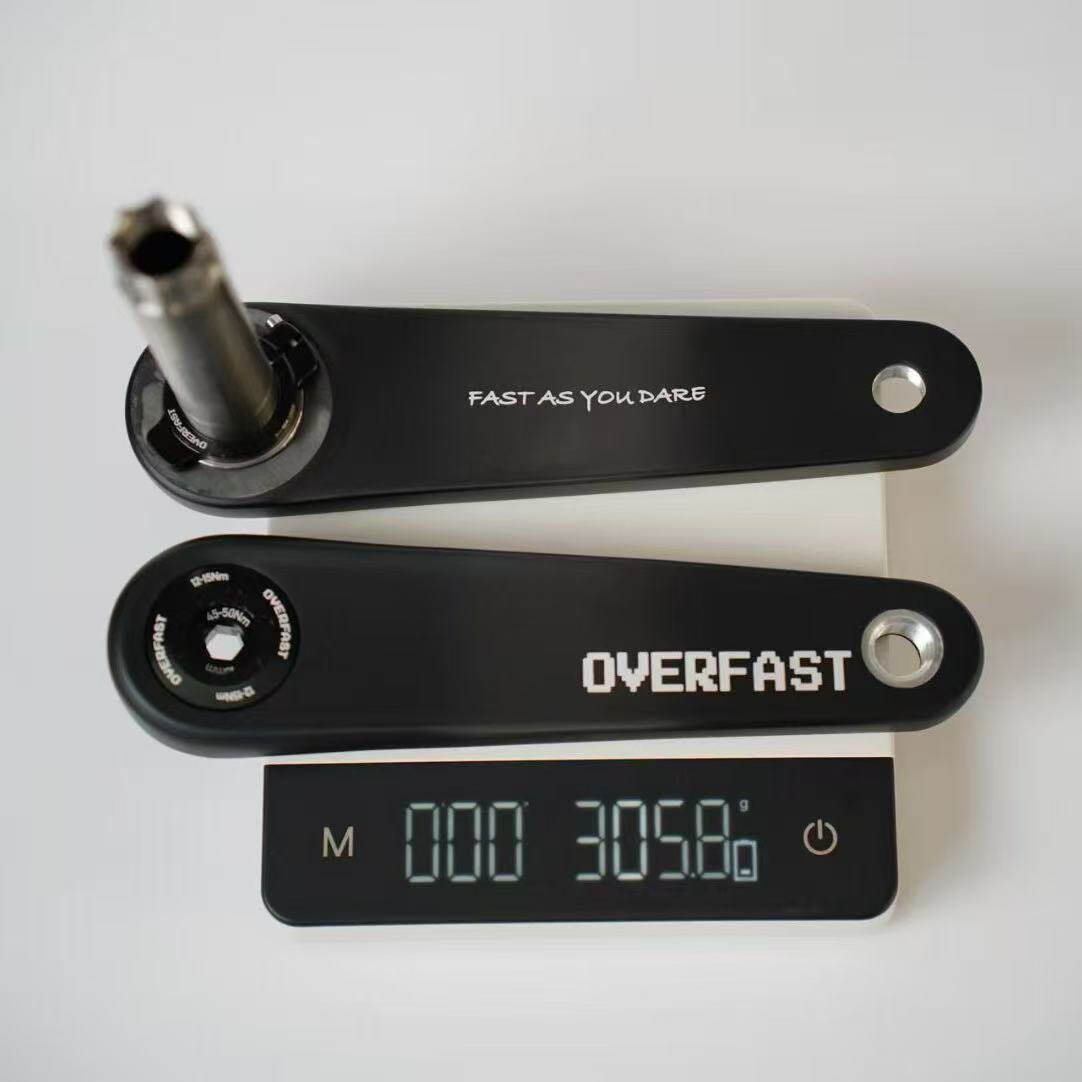 OVERFAST VELA Aero Carbon Crankset for Road Bikes | DUB / Ti24 | SRM & SIGEYI Compatible