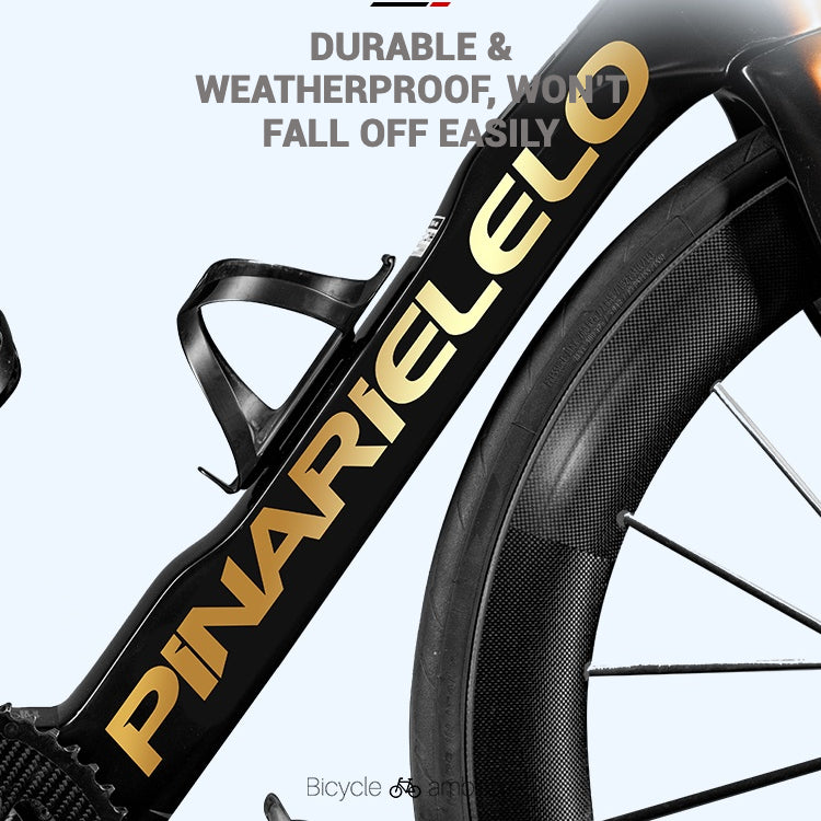 2025 Pinarello DOGMA F Factory Logo Color Change Decal Set｜Downtube + Chainstay Stickers (Multiple Colors)