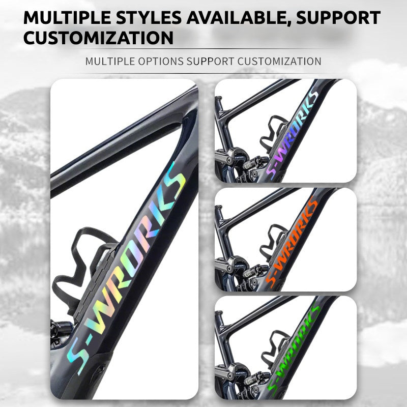 Autocollant de couverture de logo de cadre S-Works Enduro spécialisé | Autocollant de cadre VTT personnalisé imperméable