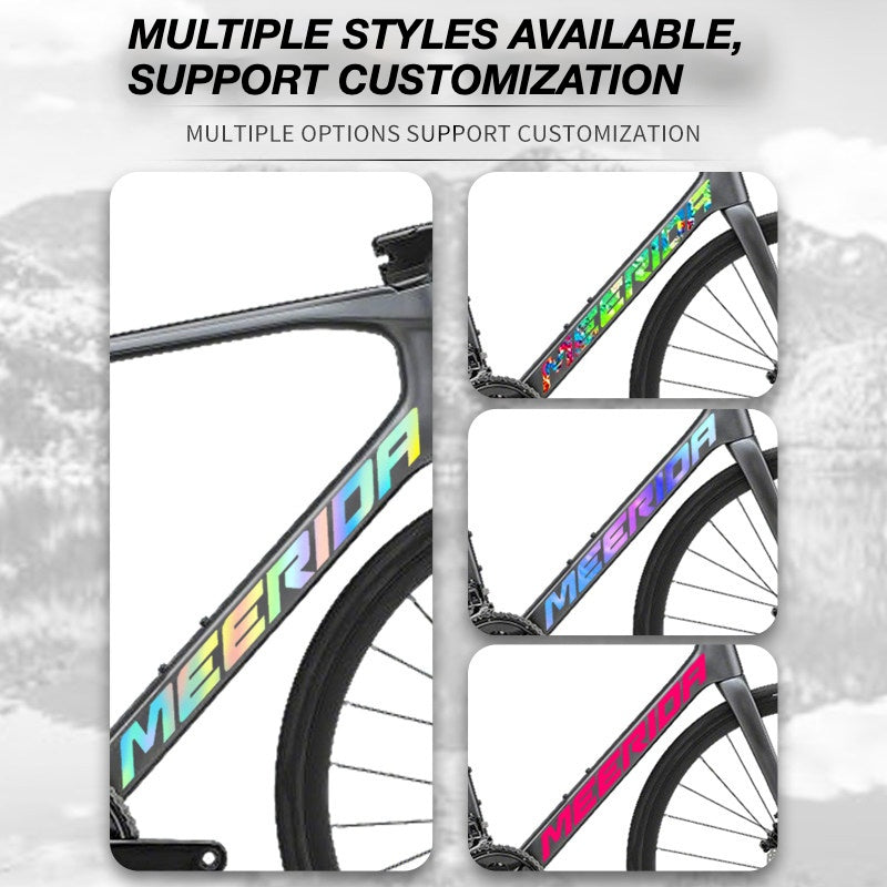 Custom OEM Logo Decals for Merida Scultura Endurance Road Bike Frame | Waterproof Overlay Stickers