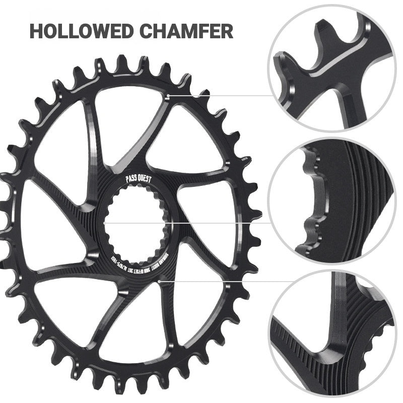 PASS QUEST Shimano Direct Mount MTB Chainring | M7100 M8100 M9100 | 3mm / 6mm Offset Narrow Wide