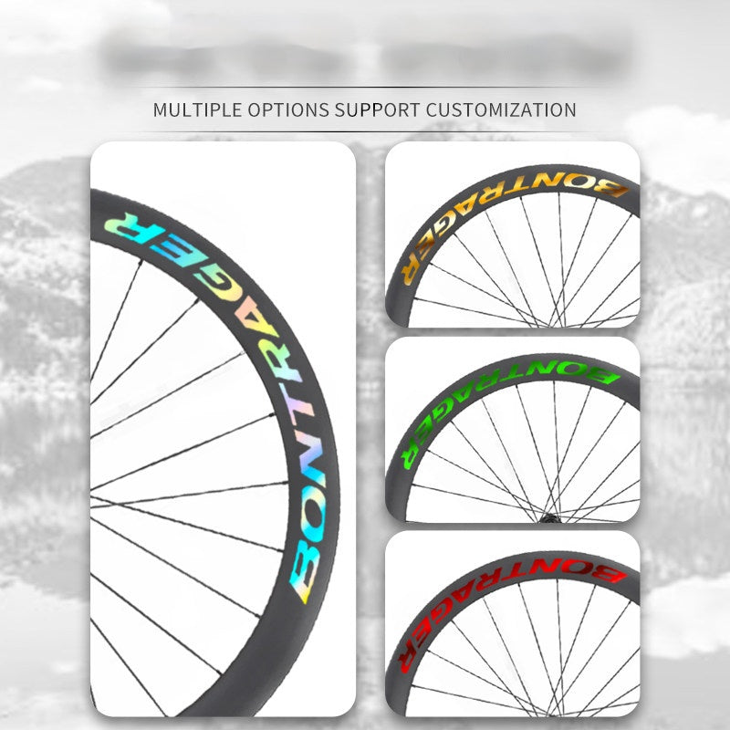 Bontrager Aeolus Pro 51 Autocollants de décalcomanie | Décalcomanies de jante personnalisées pour roues carbone | Vinyle imperméable