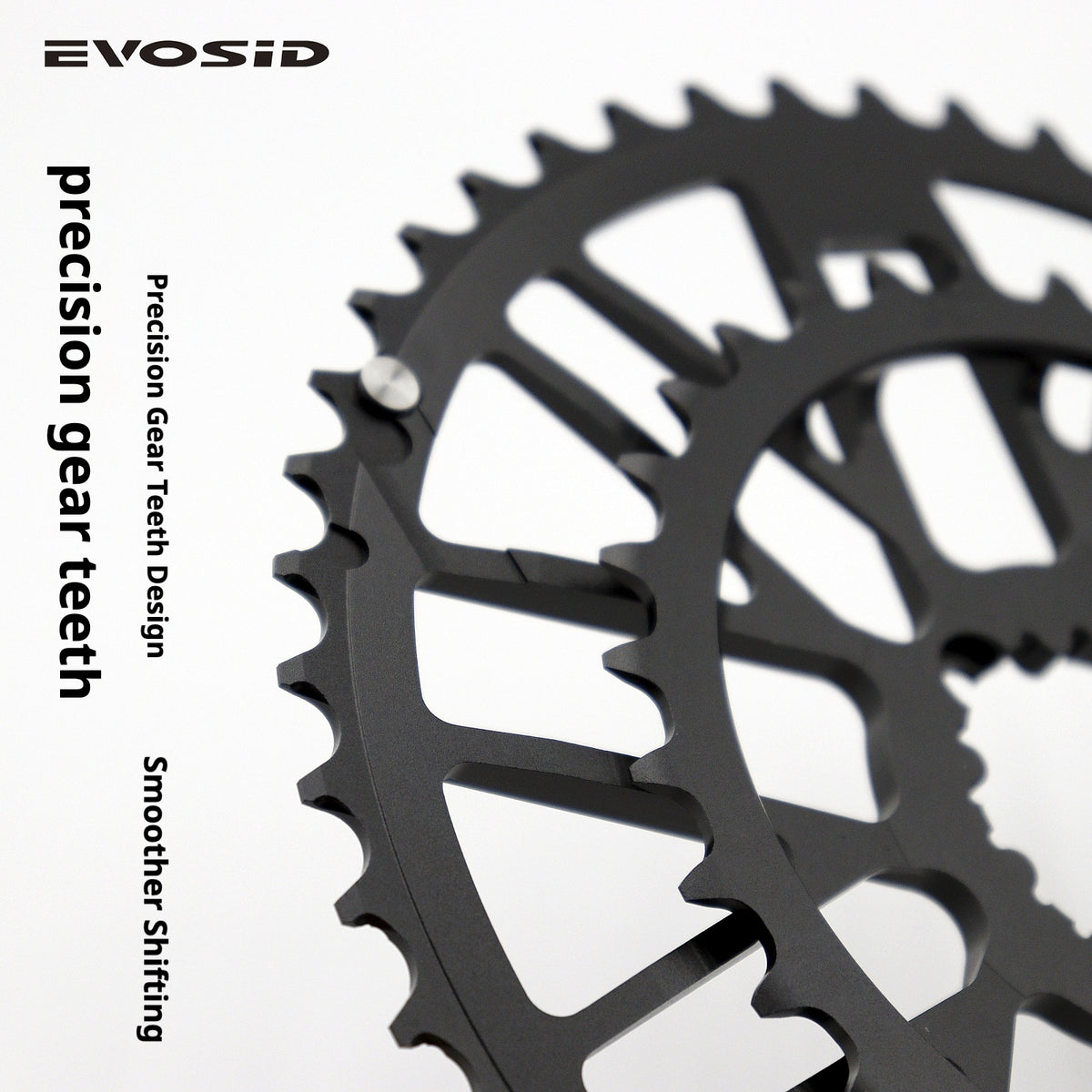 EVOSID CNC 로드 바이크 체인링 세트 | 46-30T / 48-32T | 7075-T6 알루미늄 | 3-볼트 직결 마운트 | GXP 크랭크 호환