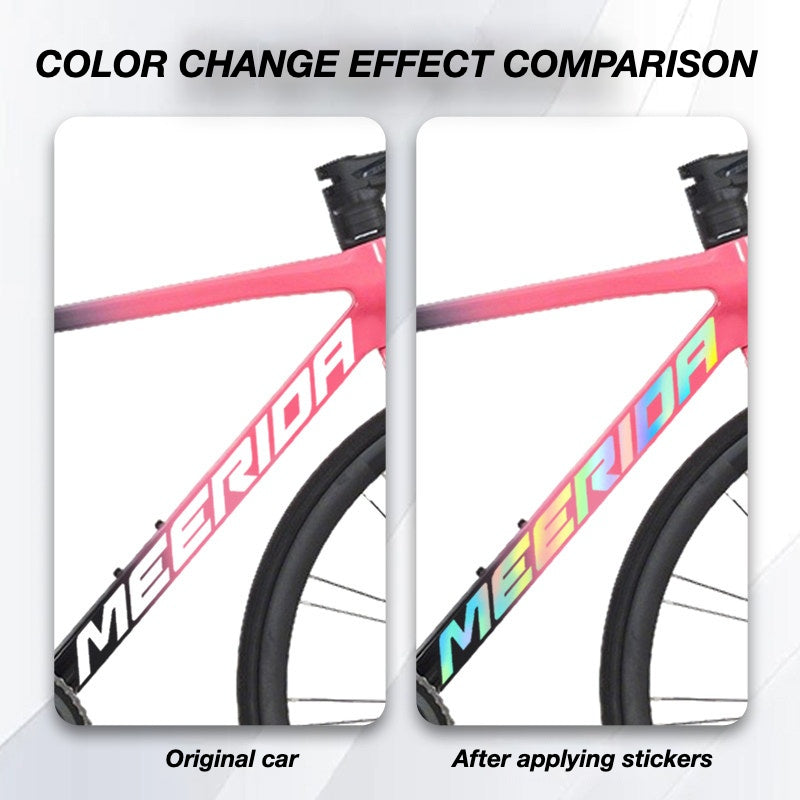 Custom OEM Logo Decals for Merida Scultura Carbon Road Bike Frame | Waterproof Overlay Stickers