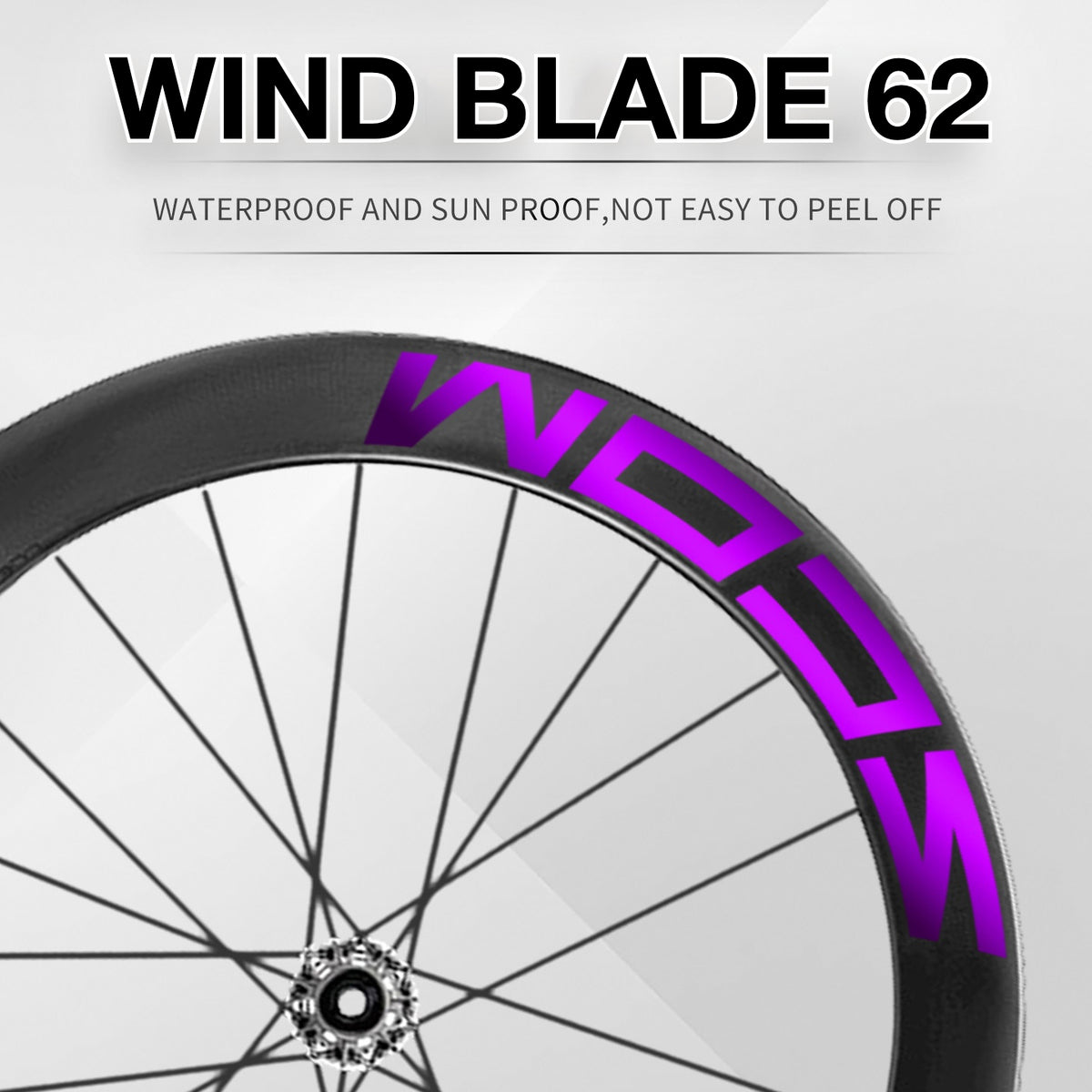 SCOM Wind Blade 62 Wheel Decal Sticker Kit – Logo Cover & Color Change