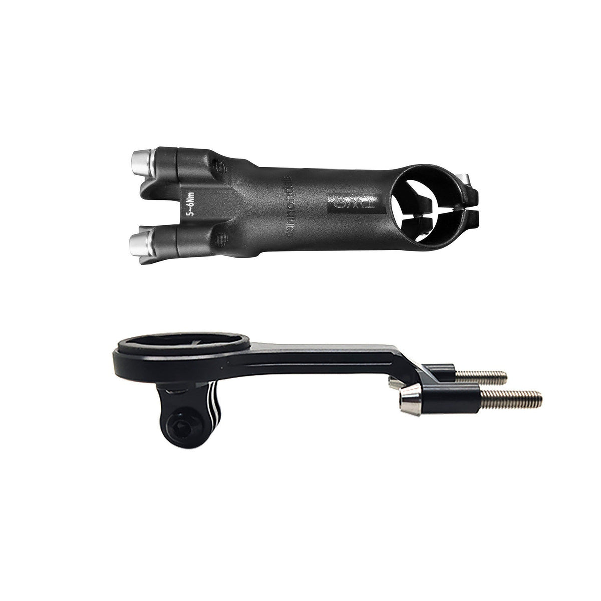 NIUJU Cannondale C2 TWO Stem Computer Mount | Integrated Garmin Wahoo GoPro Extension Mount