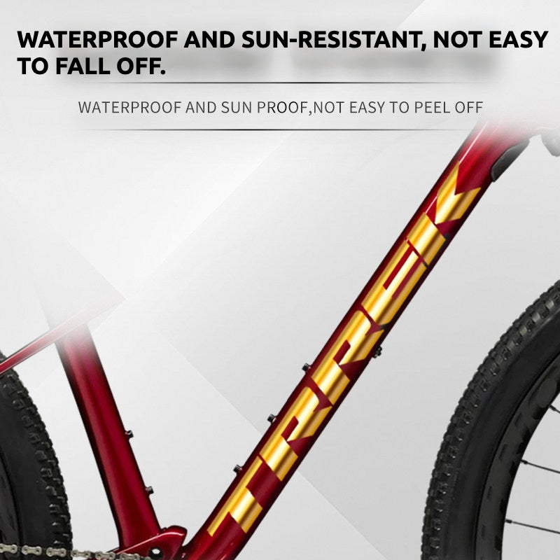 TREK Supercaliber 9.8 Frame Logo Cover Decal Sticker | Waterproof MTB Custom Frame Sticker