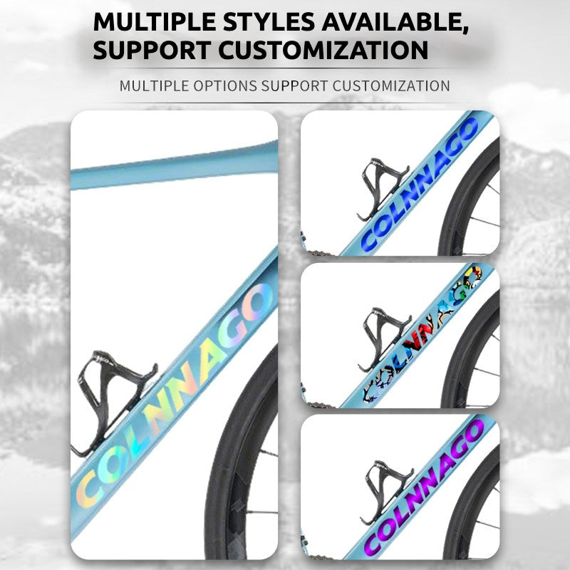Colnago V4 Frame Logo Decals | Custom Waterproof OEM Overlay Stickers