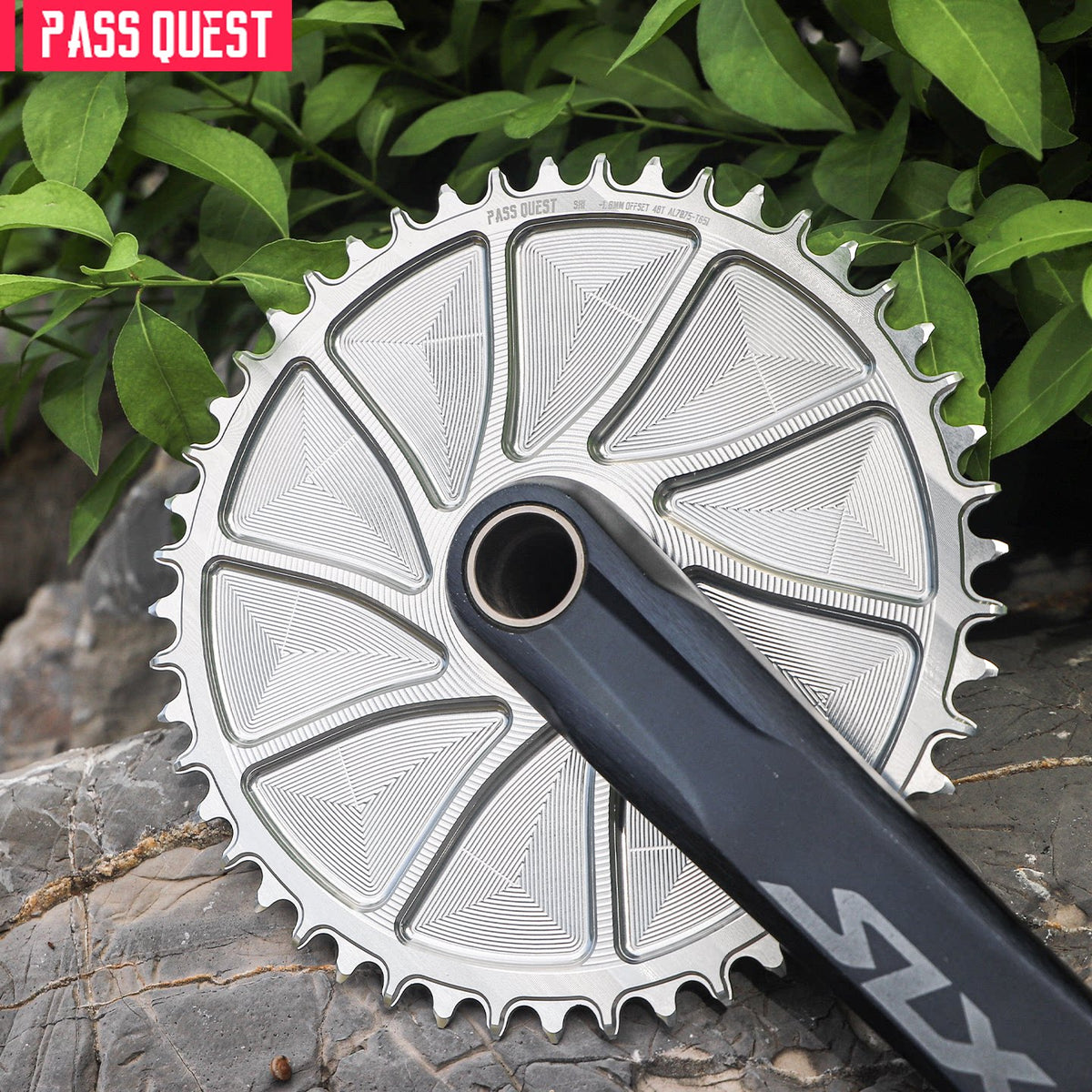 PASS QUEST Shimano Direct Mount Narrow Wide Chainring | M9100 M8100 M7100 M6100 | 1.8mm Offset | 40T–48T