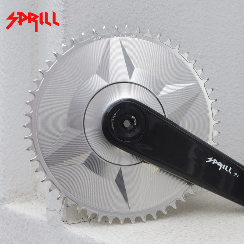 SPRILL X110 3-S 110BCD 4-Bolt Hidden-Bolt Narrow-Wide Chainring | 3mm Offset 46T–58T