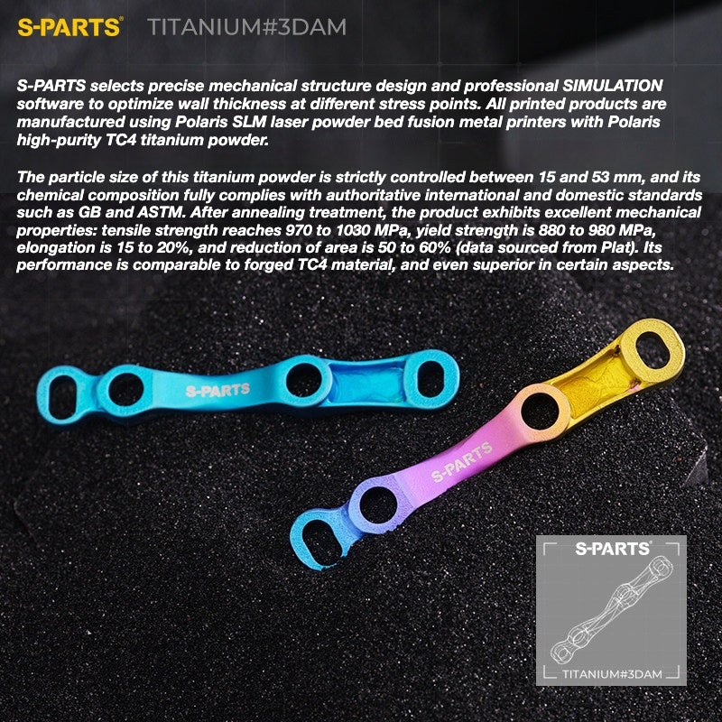SPARTS R9270 R8150 R7170 Red Force Rival per Shimano Sram Road Adattatore freno a disco Bullone di montaggio ｜Vite di fissaggio pinza in titanio