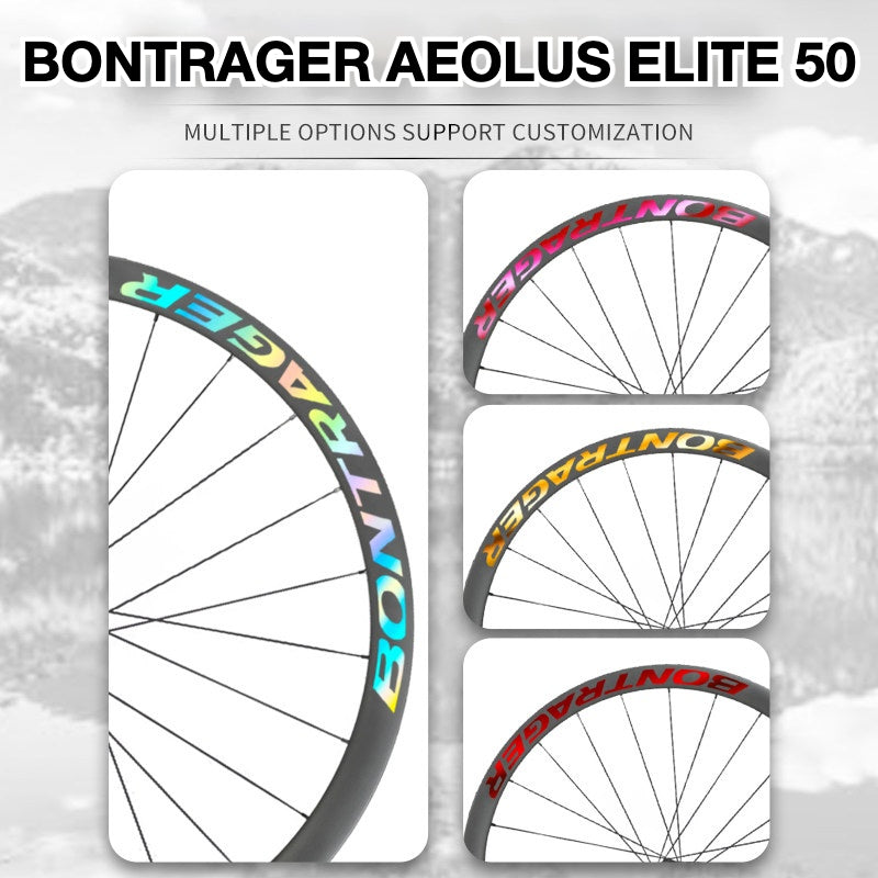 Bontrager Aeolus ELITE 50 Wheel Decal Sticker Kit – TREK Carbon Road Bike Rim Decals