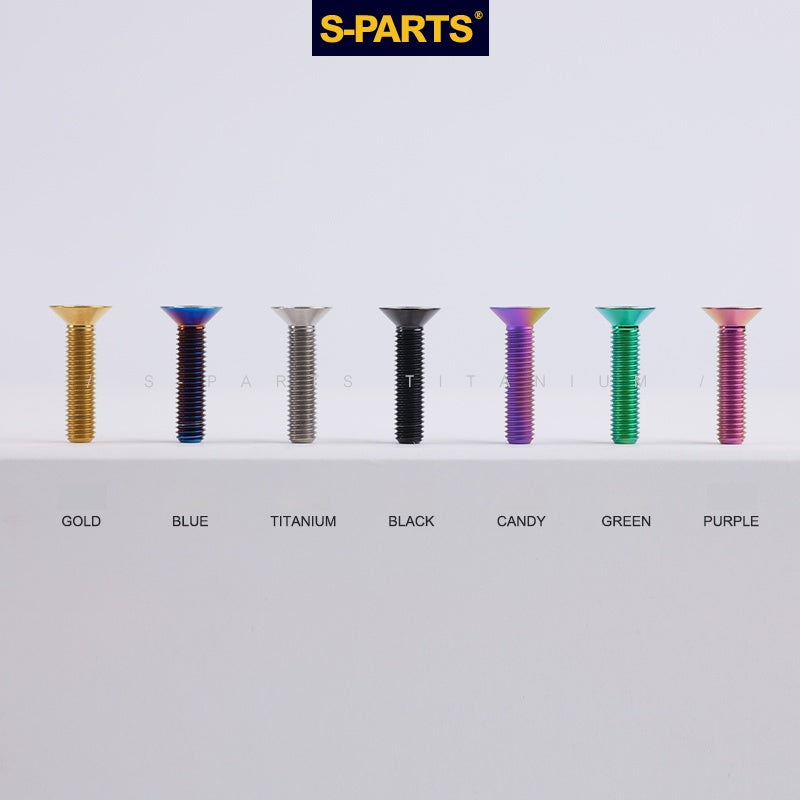 SPARTS Countersunk Series M3 L06-30mm Titanium Alloy Screws