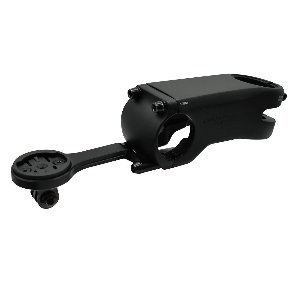 NIUJU Full CNC Aluminum Bike Computer Mount for Giant Contact SL / SLR / Aero Stem — Garmin / Wahoo / Bryton / Giant / Cateye Compatible (42 g)