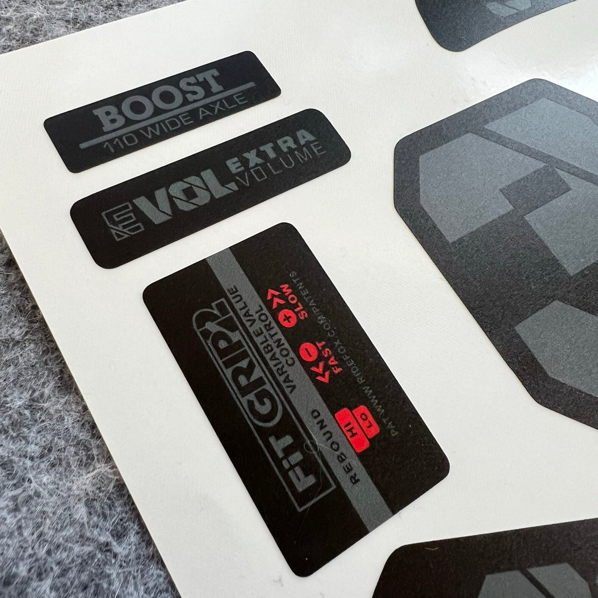 Custom Decal Kit for 2024 FOX 38 FACTORY Fork | Waterproof MTB Fork Stickers | AM / Enduro