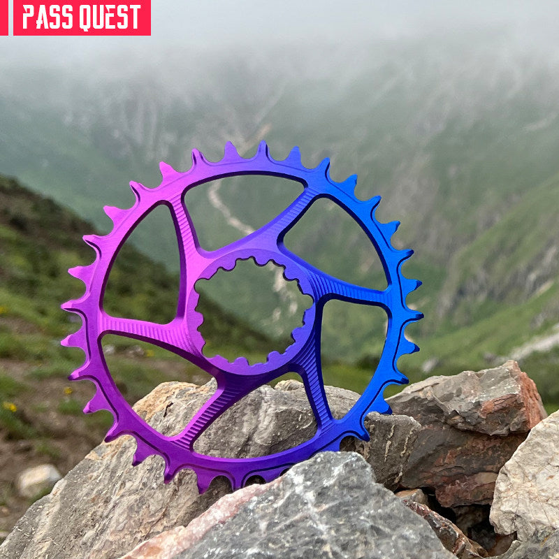 PASS QUEST SRAM GXP / DUB 3-Bolt Direct Mount Narrow-Wide Chainring | 3mm Offset 28T–38T