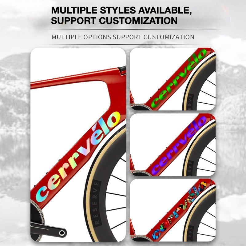 Custom OEM Logo Decals for 2026 Cervélo S5 Road Bike Frame | Waterproof Overlay Stic(Please leave your frame size in the order notes when placing your order.）