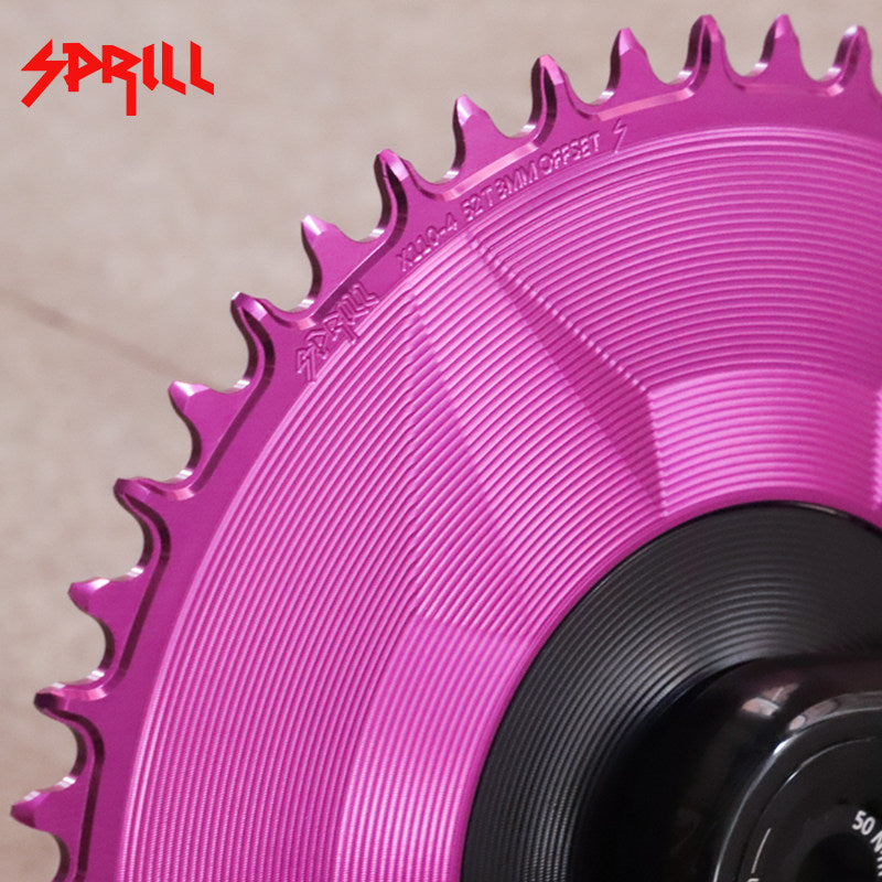 SPRILL X110 3-S 110BCD 4-Bolt Hidden-Bolt Narrow-Wide Chainring | 3mm Offset 46T–58T