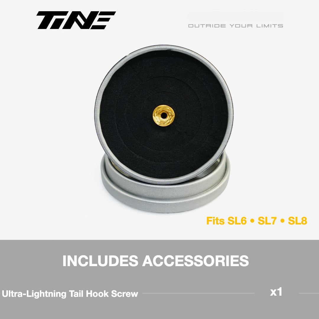 TiNE Ultra-Light Titanium Rear Derailleur Hanger Bolts – Specialized Tarmac SL6 / SL7 / SL8 / SL9