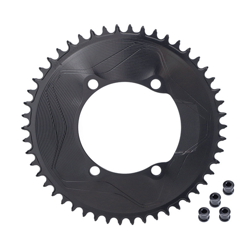 PASS QUEST SPRILL 110BCD 3mm Offset Narrow-Wide Chainring for Shimano R9200 / R8100 / R7100 | 40T–58T