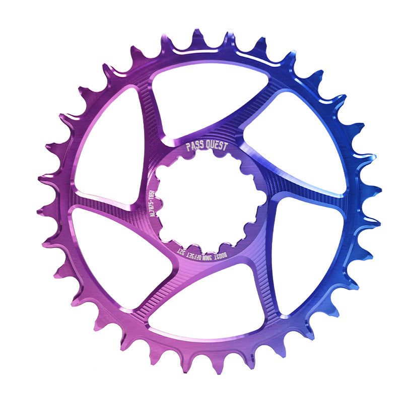 PASS QUEST SRAM GXP / DUB 3-Bolt Direct Mount Narrow-Wide Chainring | 3mm Offset 28T–38T
