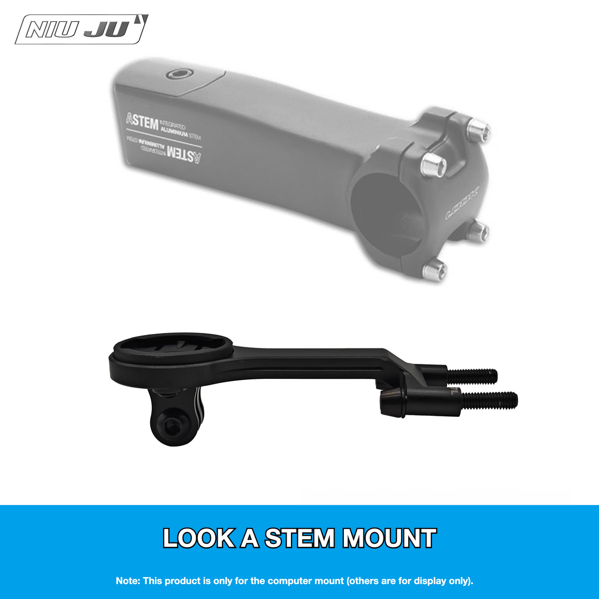 LOOK A Stem 675 Computer Mount Extension with Titanium Screws