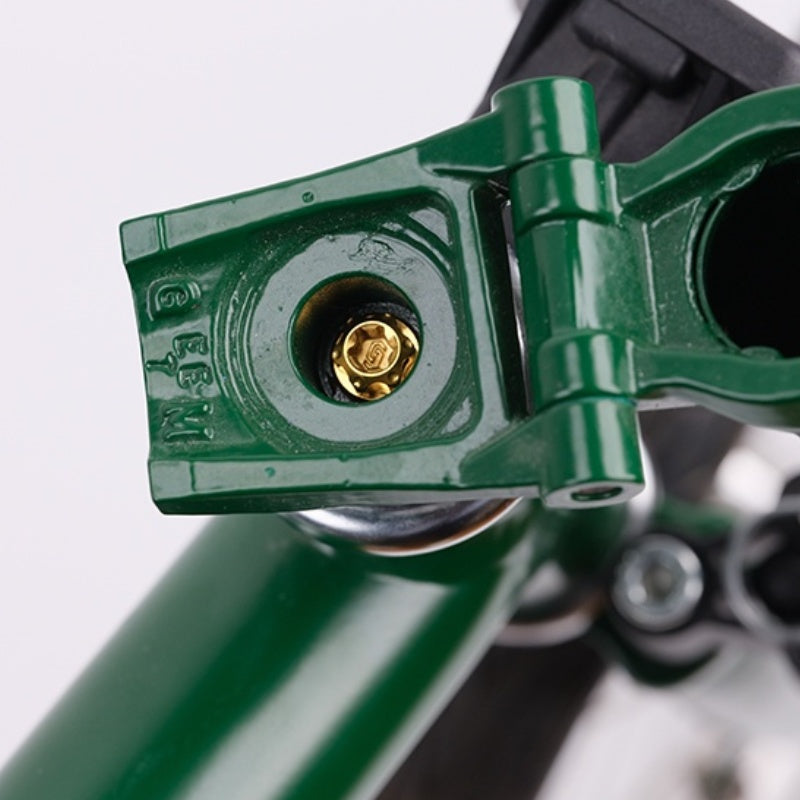 Kit d'amélioration de boulons en titane S-PARTS pour Brompton | Ensemble de visserie légère TC4 CNC pour cadre et charnière