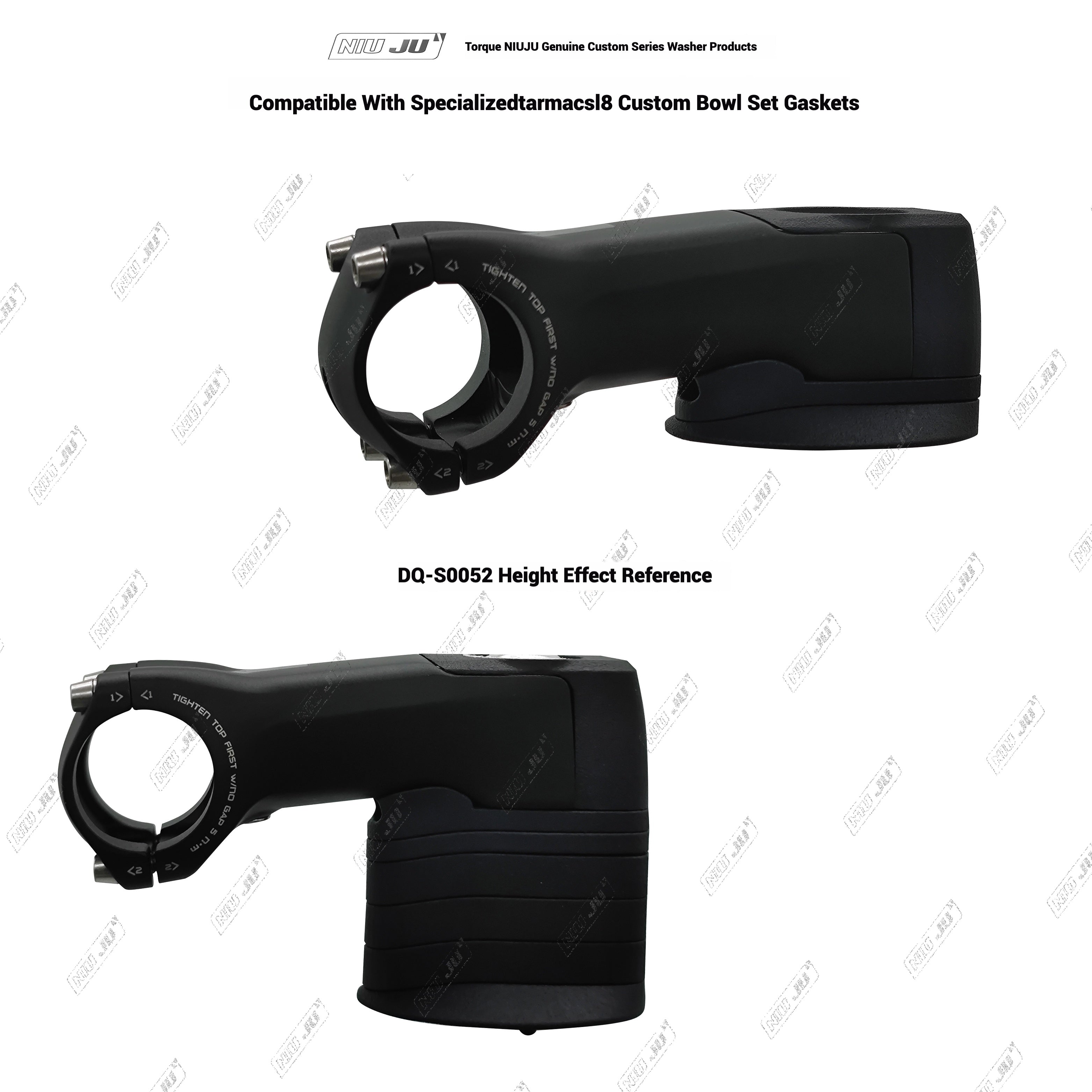 Specialized Tarmac SL8 Custom Headset Spacer | 3D Printed Adapter for
