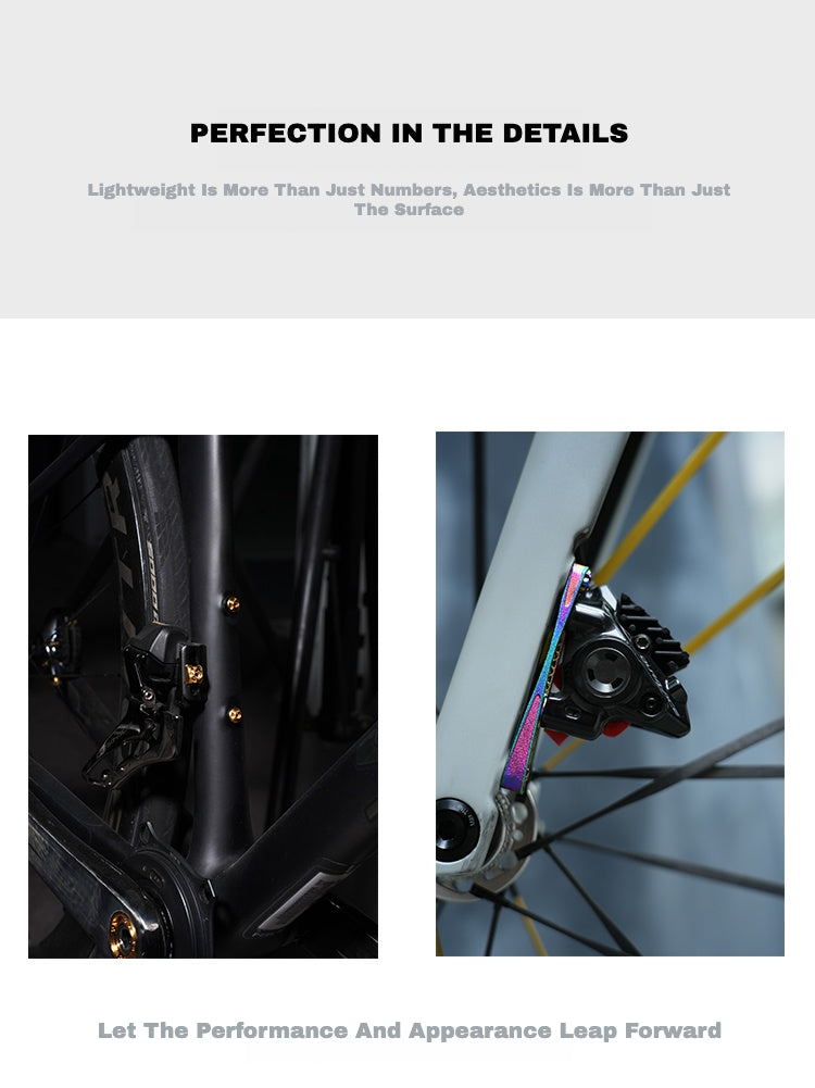 TiNE ультралегкий титановый комплект болтов для Shimano Dura-Ace 9270 / Ultegra 8170 / 105 7170 – несколько цветов
