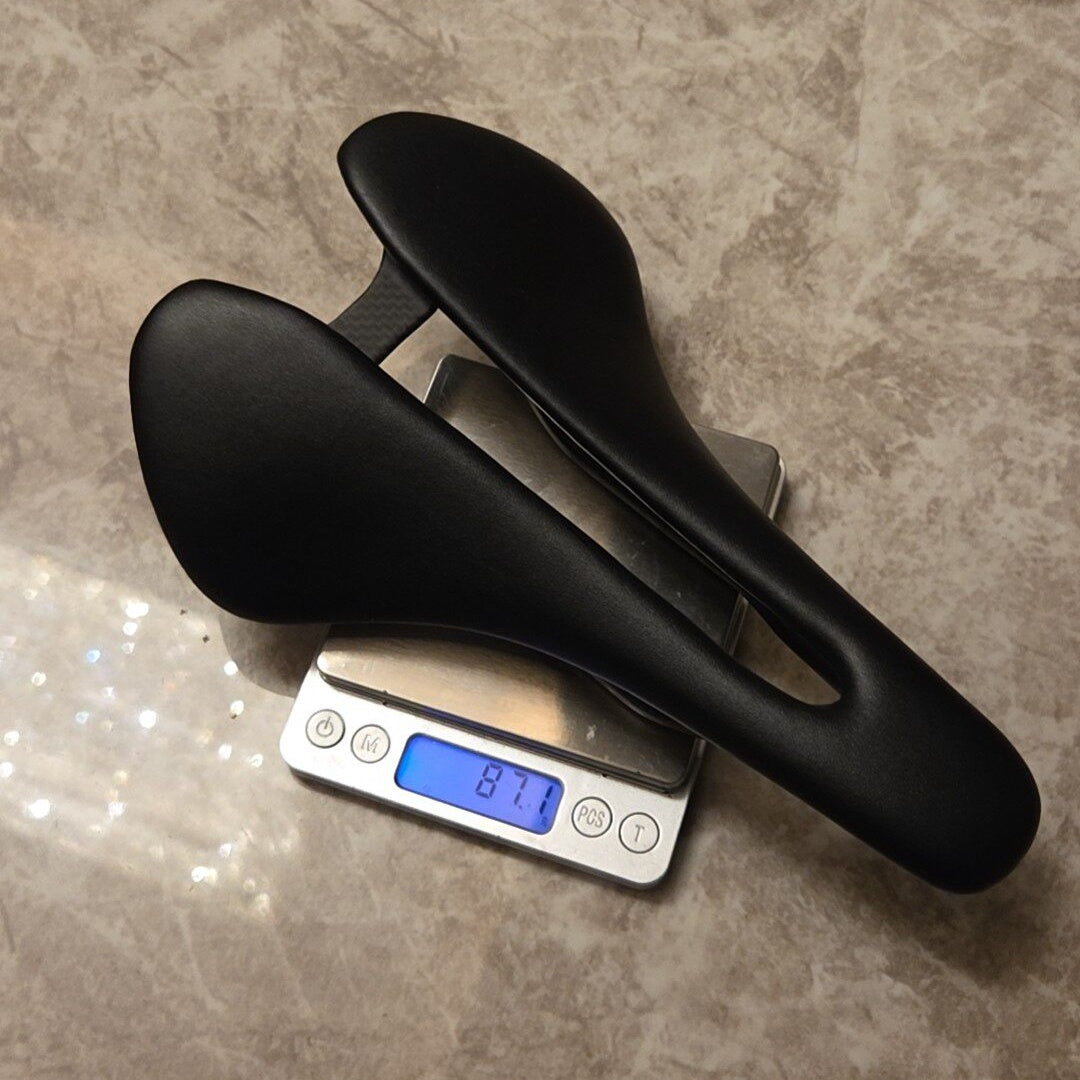 PAVEWAY Ultra-Light Short Nose Carbon Saddle – 85g Full Carbon Racing Saddle Inspired by Lupina Style