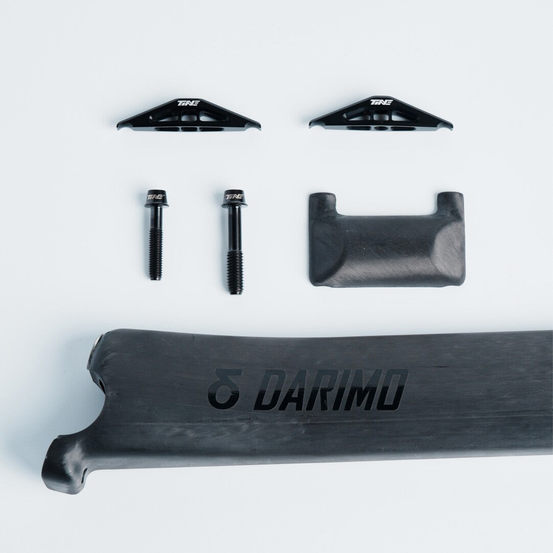 TiNE Ultra-Light 6.8g Seat Clamp & Leveling Assembly | Compatible with Specialized SL9/SL8 Aethos, Colnago & DARIMO Seatposts | CNC Titanium Precision