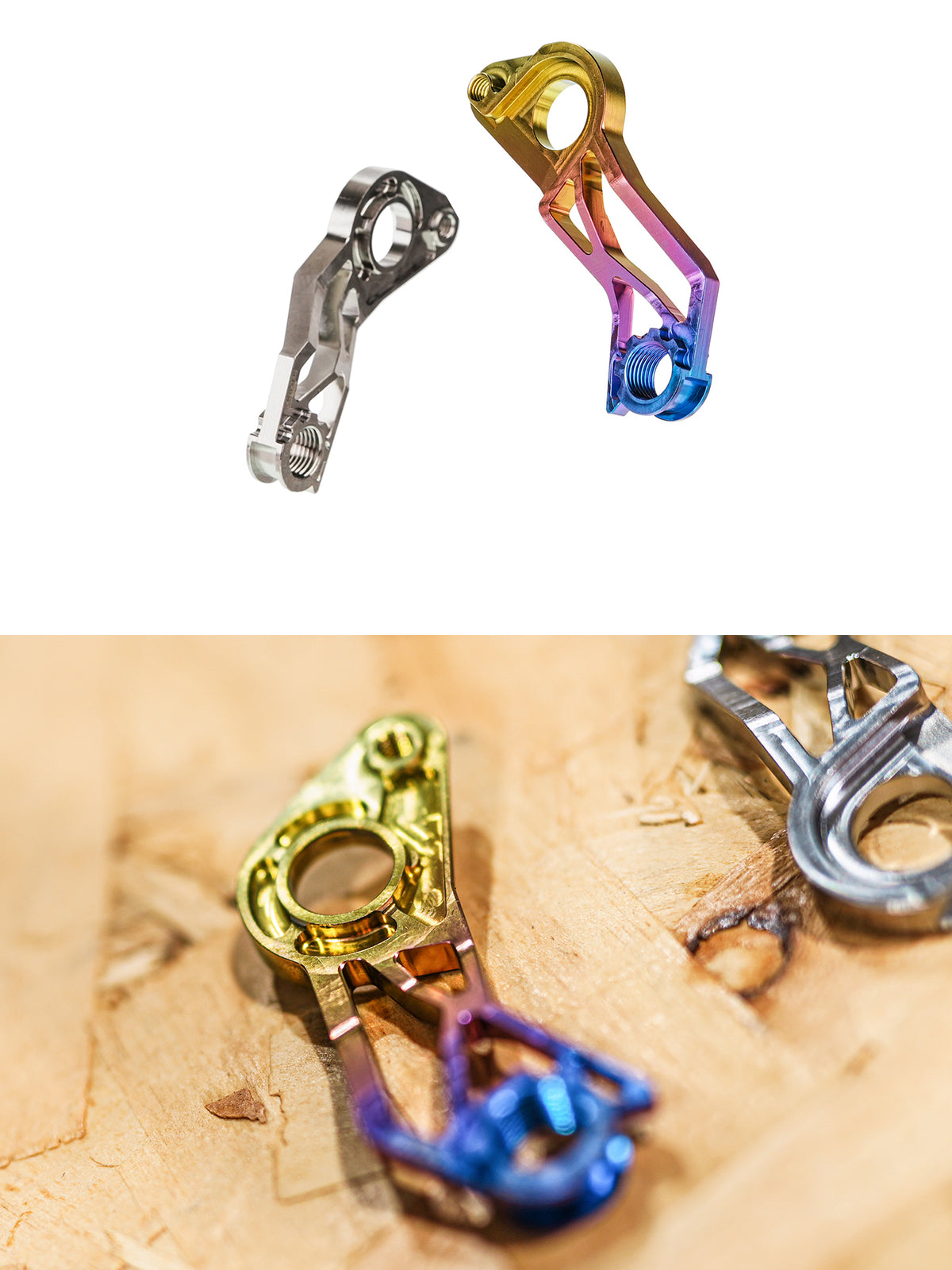 Chaser X Specialized Direct-Mount Rear Derailleur Hanger | TC4 Titanium CNC | Fits Aethos / Tarmac / CruX / Diverge / Roubaix / Shiv TT Disc Brake Frames (Shimano Only, Not Compatible with Allez)