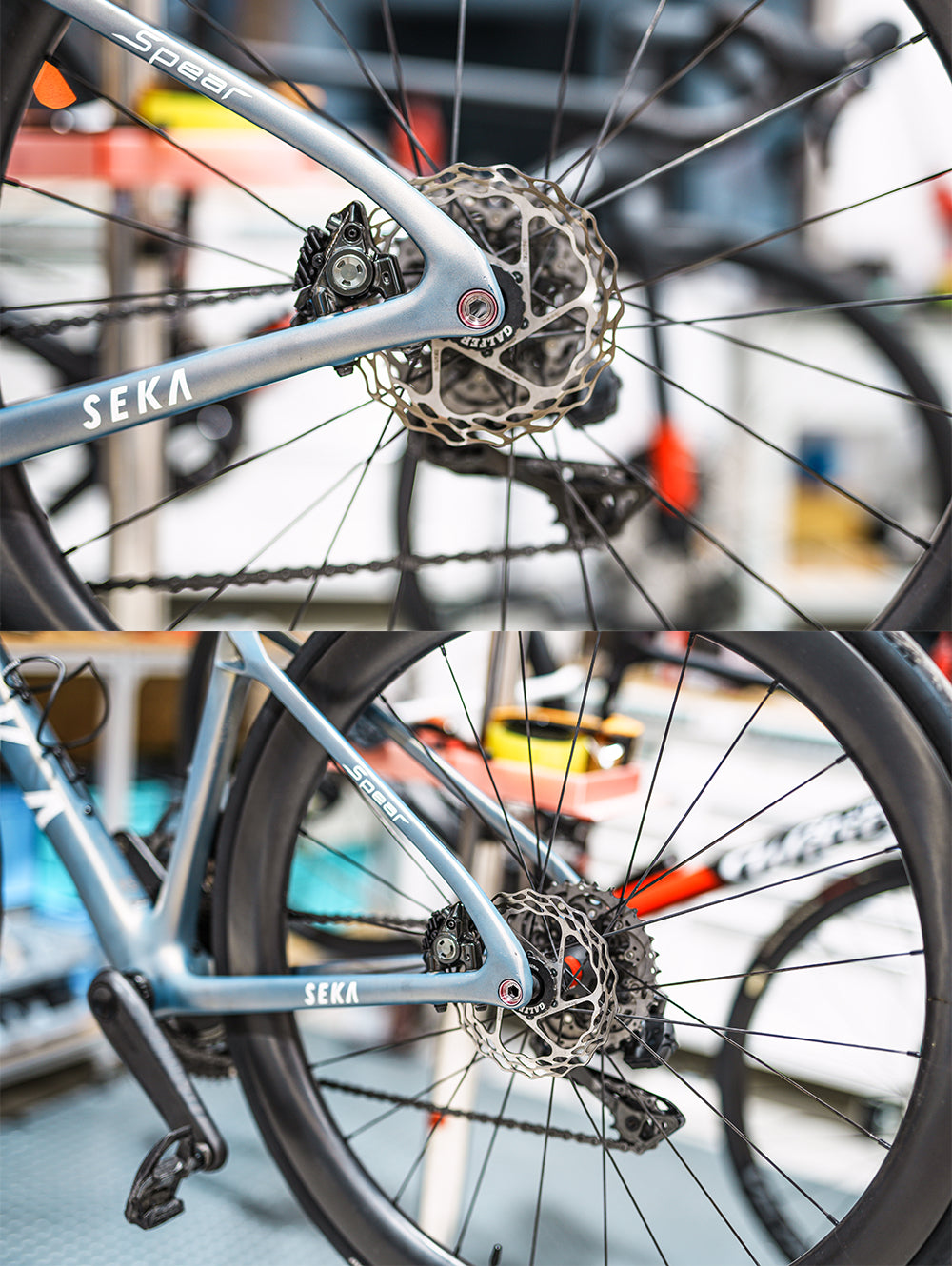 Chaser Ultraléger Jeu d'Axle Traversant en Titane | Pour Vélos de Route SEKA Spear & Exceed (34g)