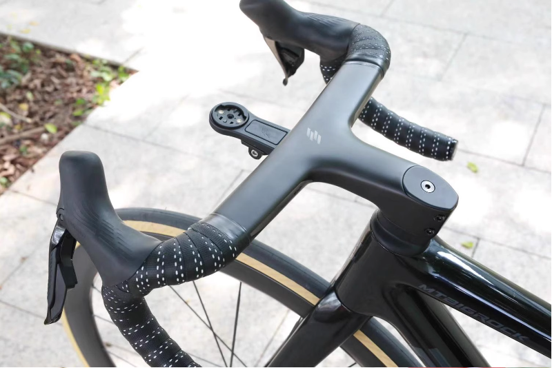 BIGROCK Carbon Road Handlebar Integrated Gravel Handlebars 360/380/400/420mm, Lightweight Racing Bike Handlebar 28.6mm