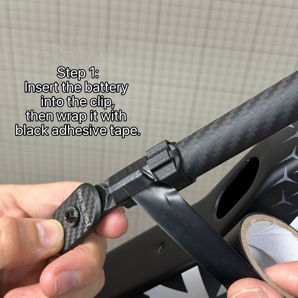 Ultralight Carbon Battery Holder for Colnago Y1RS | Shimano Di2 / SRAM | Approx. 10g