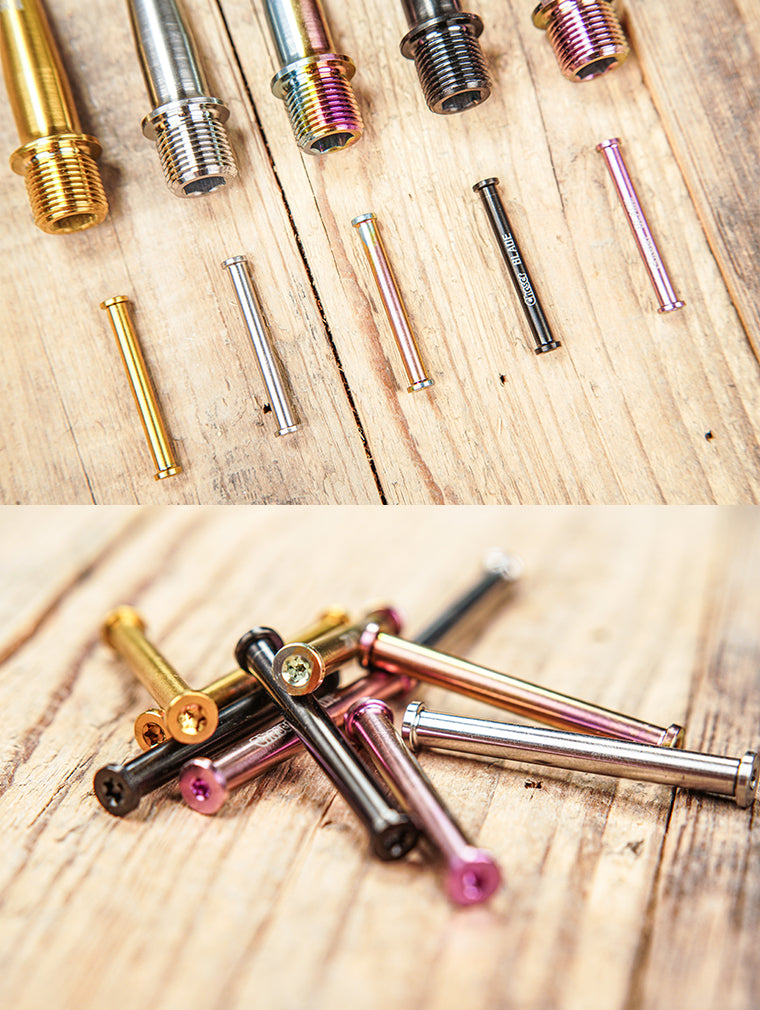 LOOK KEO2 MAX et BLADE Kit de mise à niveau léger - Solution de pédale performance en titane