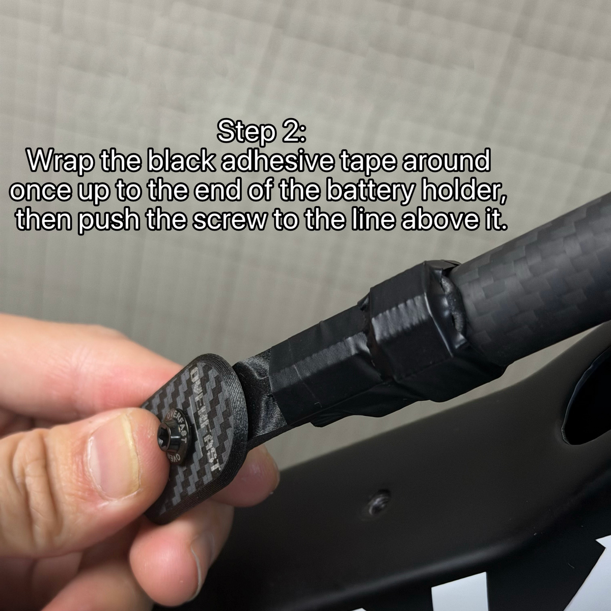 Ultralight Carbon Battery Holder for Colnago Y1RS | Shimano Di2 / SRAM | Approx. 10g