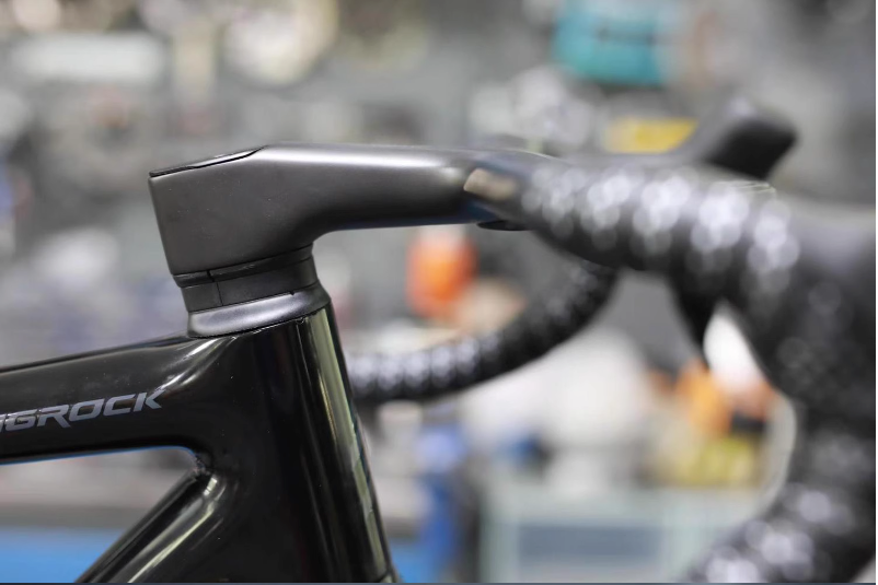 BIGROCK Carbon Road Handlebar Integrated Gravel Handlebars 360/380/400/420mm, Lightweight Racing Bike Handlebar 28.6mm