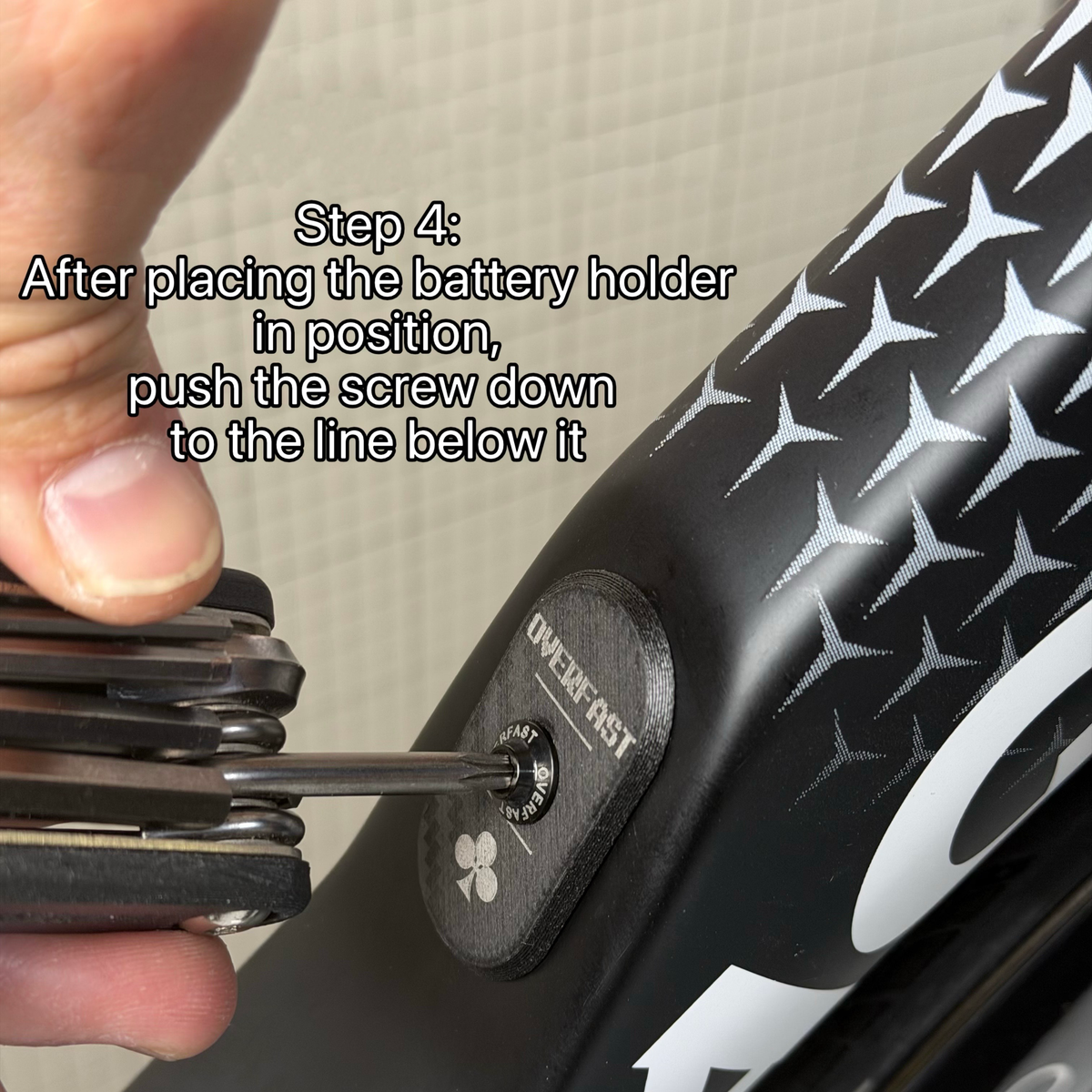 Ultralight Carbon Battery Holder for Colnago Y1RS | Shimano Di2 / SRAM | Approx. 10g