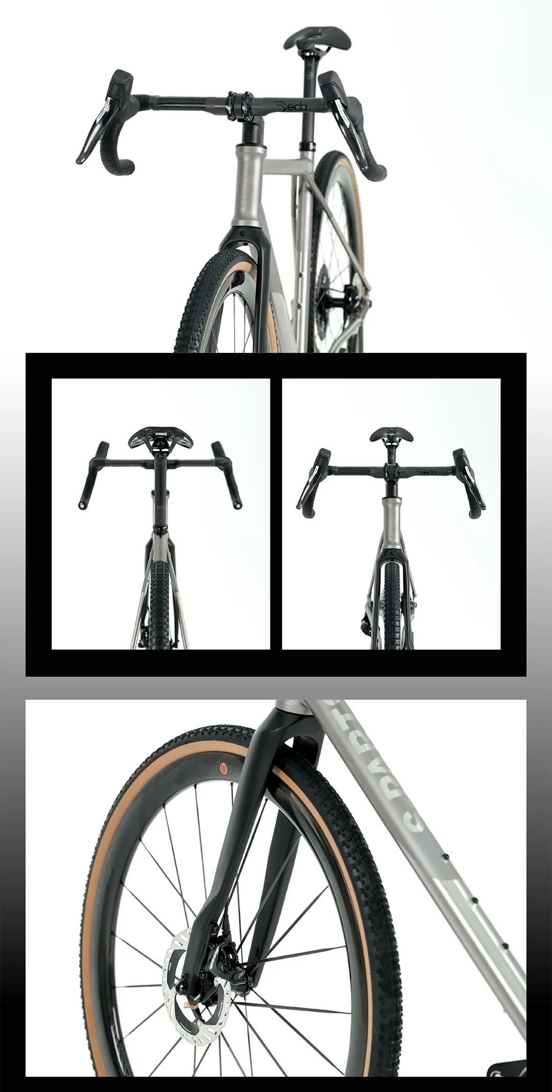 Cuadro de bicicleta de grava de aleación de titanio S-PARTS 