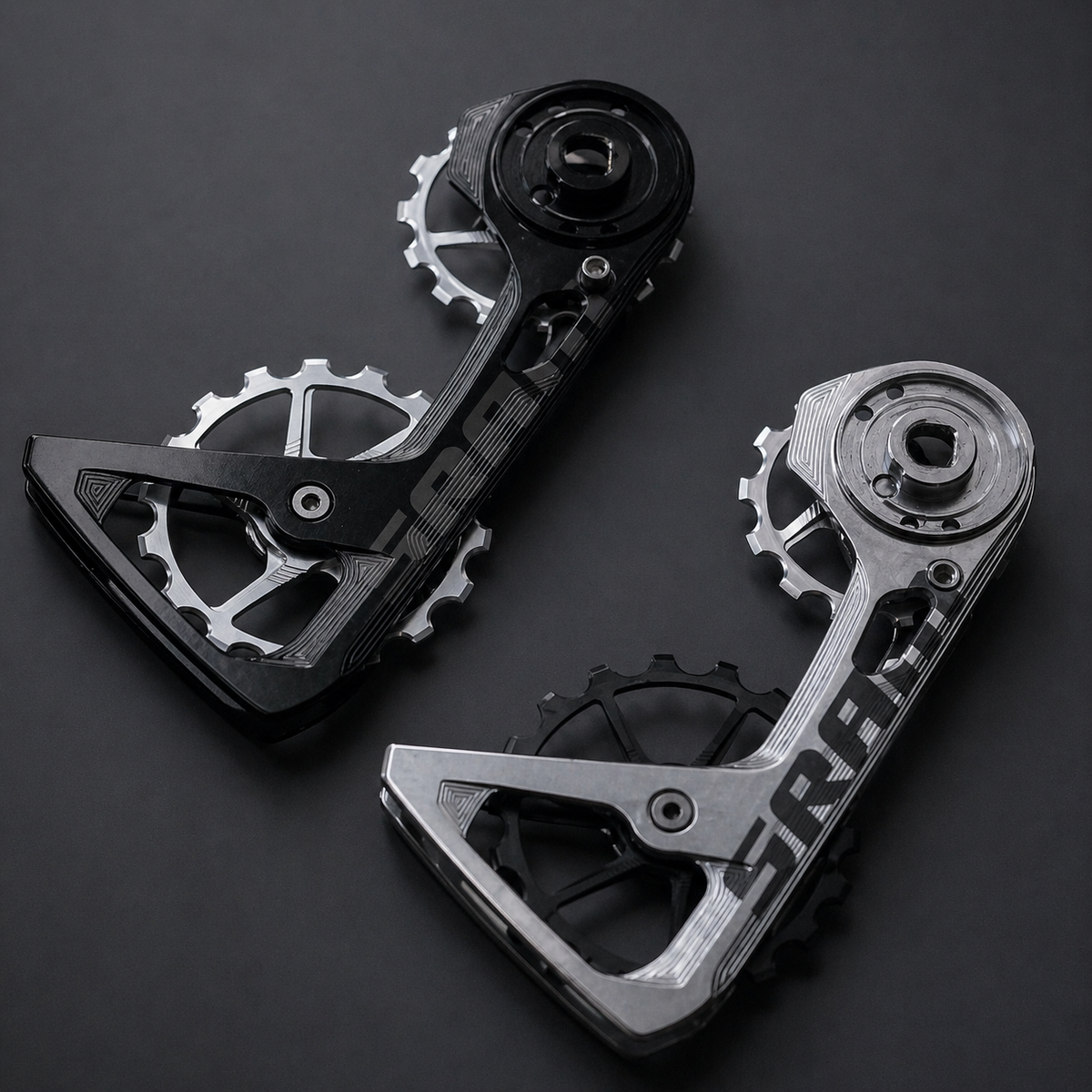 SPIREX Oversized Ceramic Pulley Wheels for Shimano R9250 R8150 R9100 R8000 R7170 – Titanium Upgrade 14T+17T, 76g Ultra-Light
