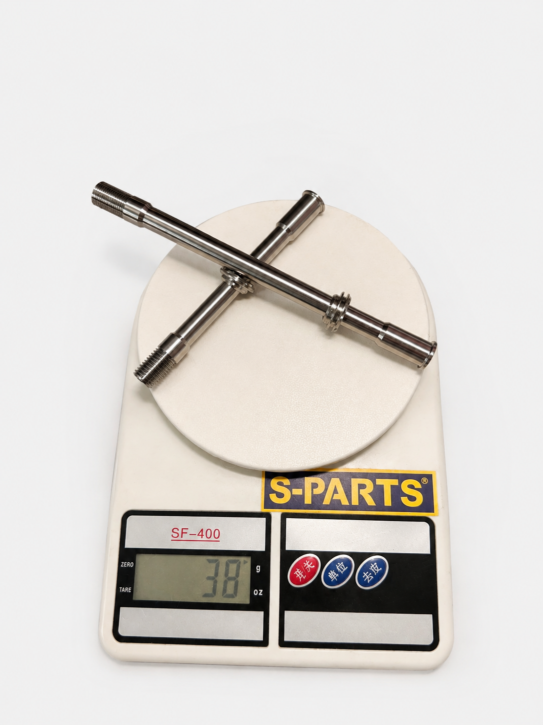 S-PARTS 티타늄 스루 액슬 세트 (Colnago Y1RS & V5RS용) | 38g / 32g 초경량 업그레이드