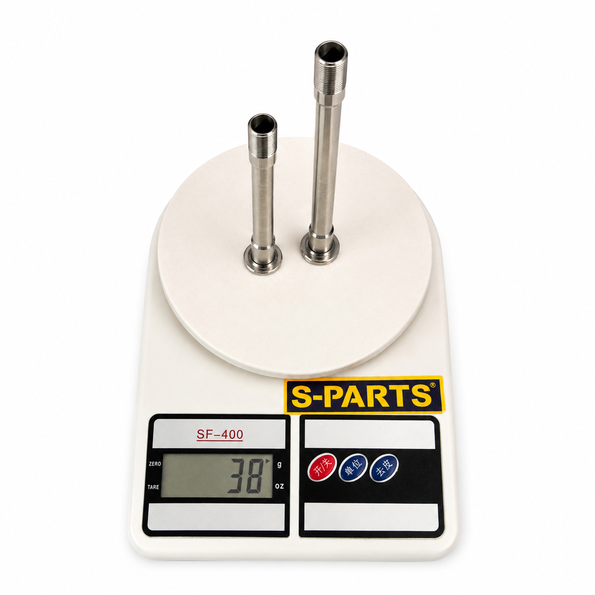 S-PARTS 티타늄 스루 액슬 세트 (Colnago Y1RS & V5RS용) | 38g / 32g 초경량 업그레이드