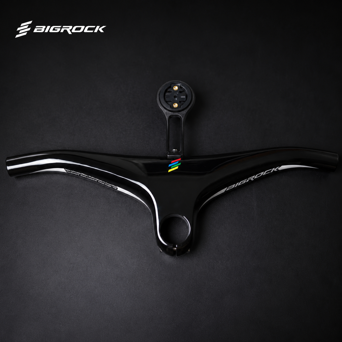 BIGROCK Mountain Bike Integrated Handlebar -22° 740mm Lightweight XC Racing Handlebar
