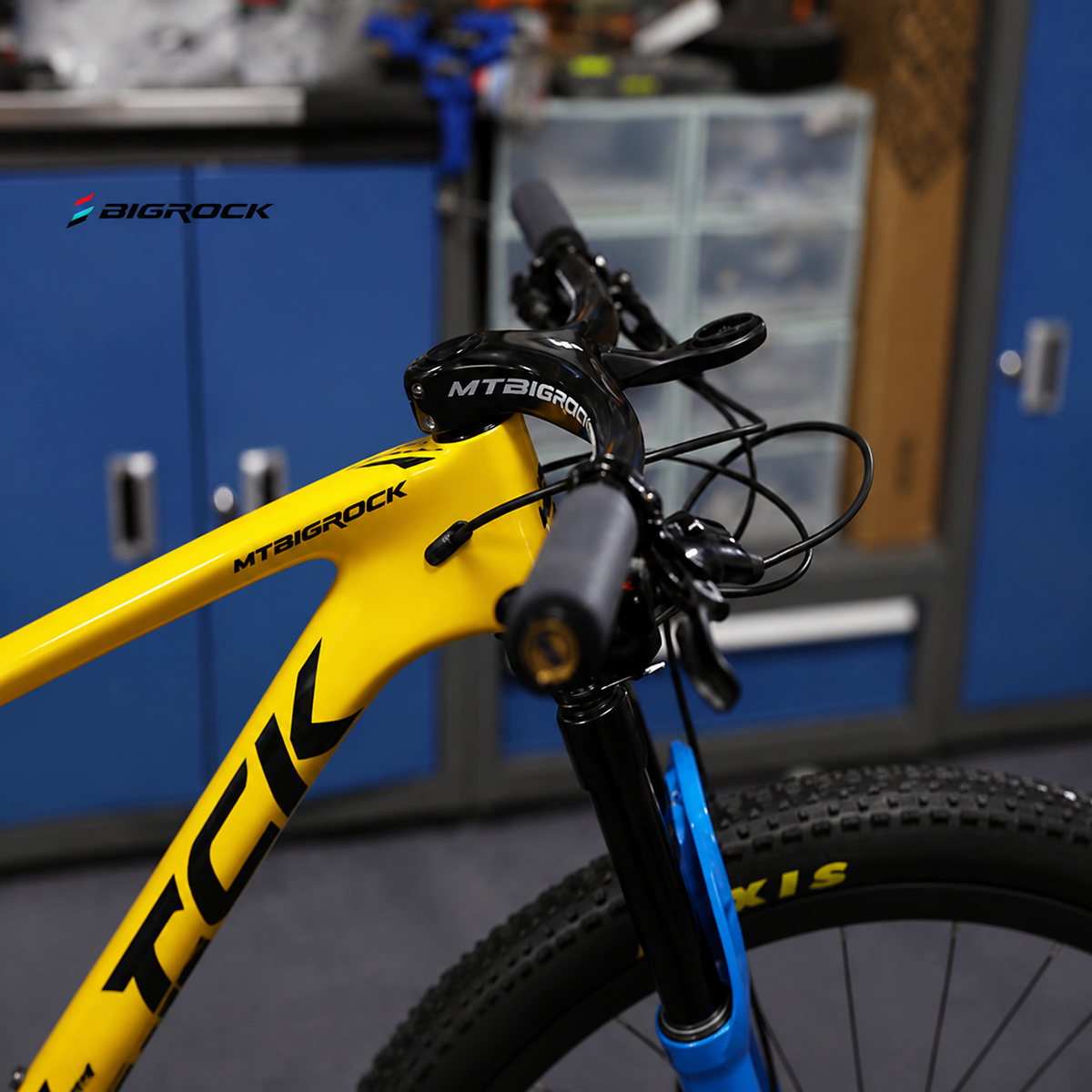 BIGROCK MT-01 / MT-02 Carbon Fiber Integrated Mountain Bike Handlebar