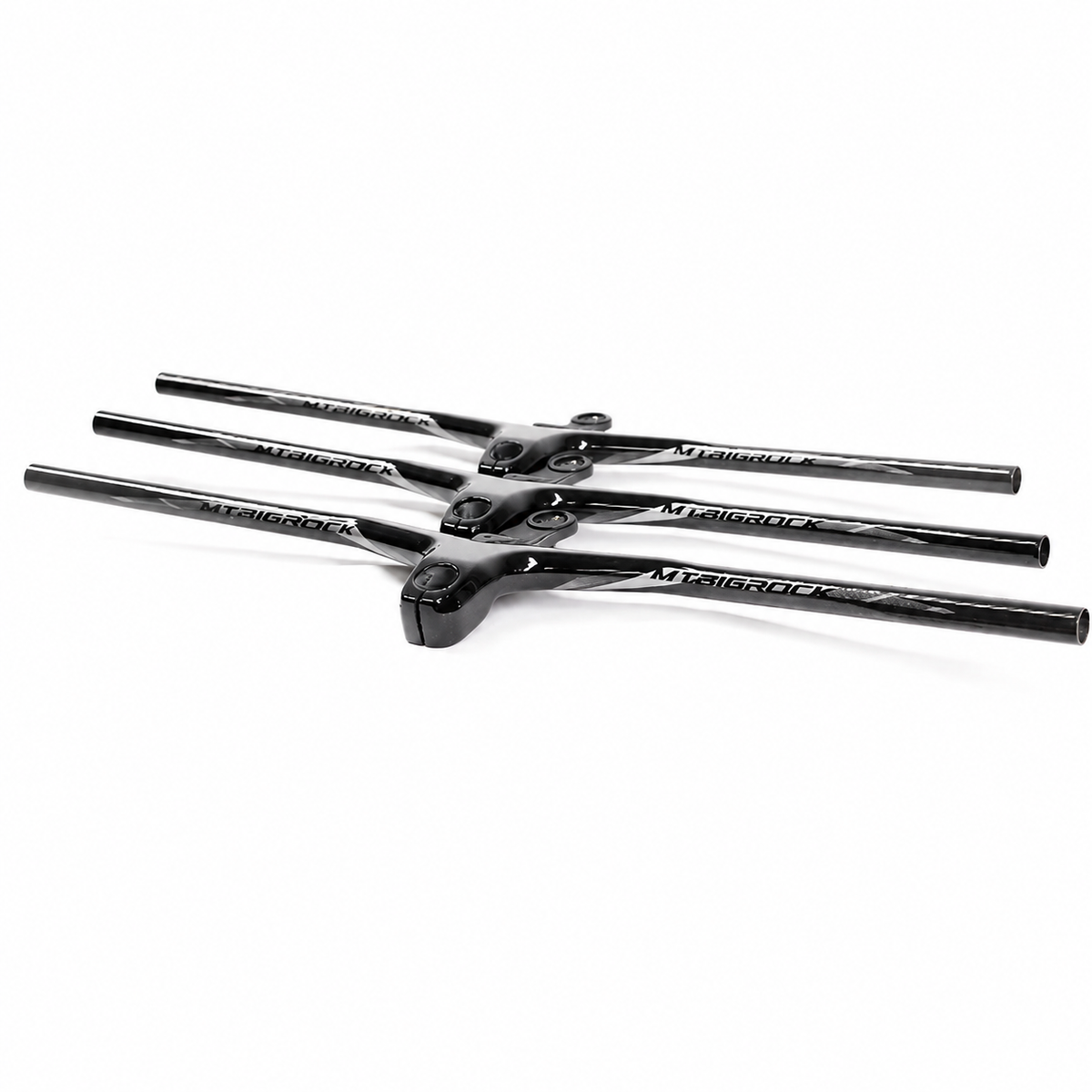 BIGROCK Full Internal Cable Routing Carbon Fiber Integrated MTB Handlebar