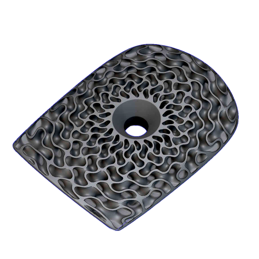 Tappo attacco manubrio in titanio stampato in 3D, adatto per manubri bici Road Vision 5D Evo integrati, 1 pz.